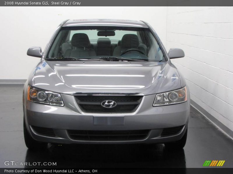 Steel Gray / Gray 2008 Hyundai Sonata GLS