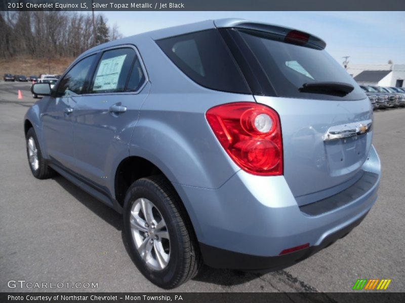 Silver Topaz Metallic / Jet Black 2015 Chevrolet Equinox LS