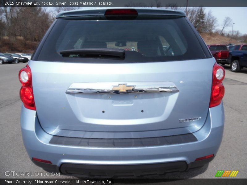 Silver Topaz Metallic / Jet Black 2015 Chevrolet Equinox LS