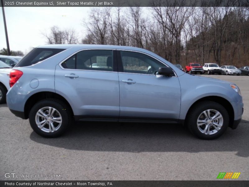 Silver Topaz Metallic / Jet Black 2015 Chevrolet Equinox LS