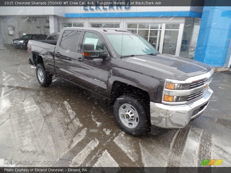 Tungsten Metallic / Jet Black/Dark Ash 2015 Chevrolet Silverado 2500HD WT Crew Cab 4x4