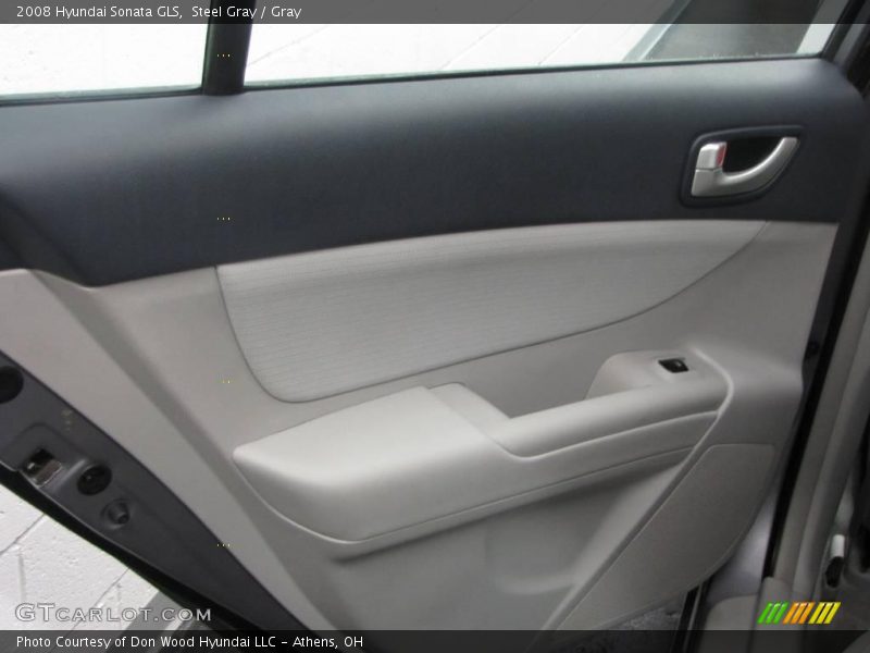 Steel Gray / Gray 2008 Hyundai Sonata GLS