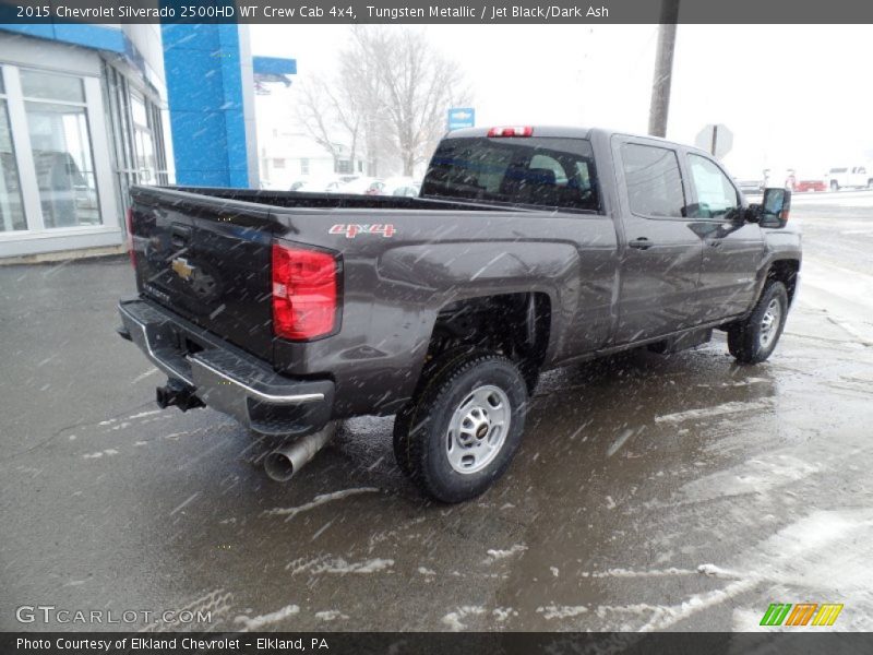 Tungsten Metallic / Jet Black/Dark Ash 2015 Chevrolet Silverado 2500HD WT Crew Cab 4x4
