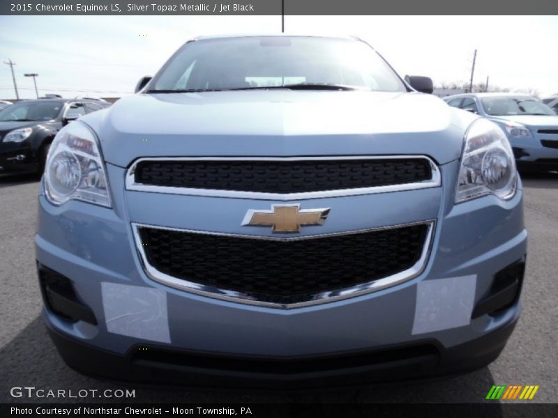 Silver Topaz Metallic / Jet Black 2015 Chevrolet Equinox LS