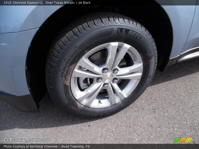 Silver Topaz Metallic / Jet Black 2015 Chevrolet Equinox LS