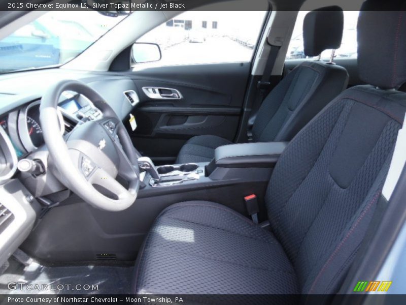 Silver Topaz Metallic / Jet Black 2015 Chevrolet Equinox LS