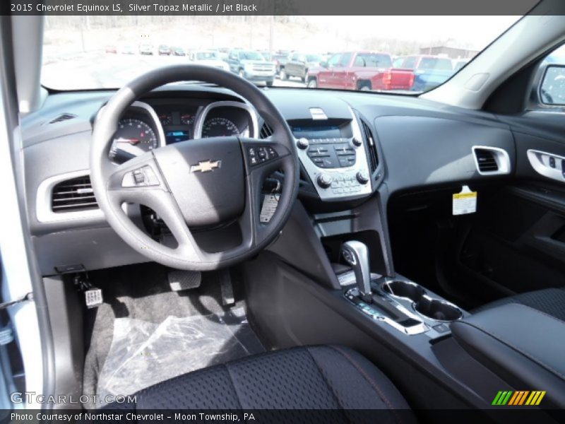 Silver Topaz Metallic / Jet Black 2015 Chevrolet Equinox LS
