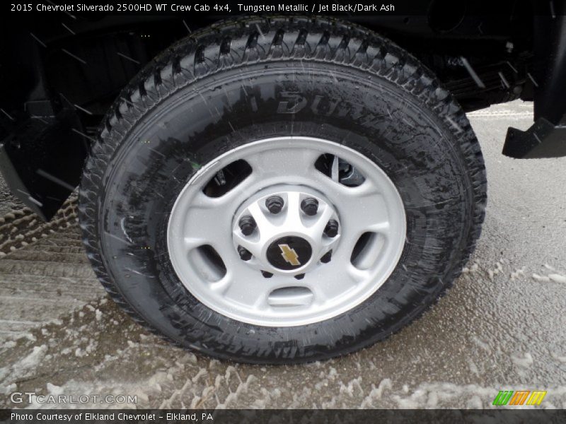 Tungsten Metallic / Jet Black/Dark Ash 2015 Chevrolet Silverado 2500HD WT Crew Cab 4x4