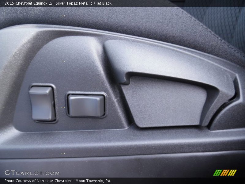 Silver Topaz Metallic / Jet Black 2015 Chevrolet Equinox LS