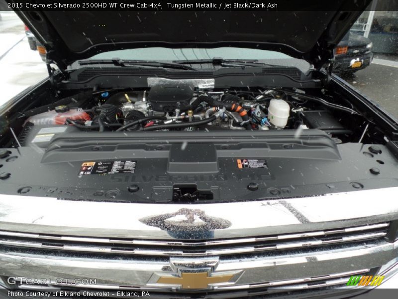 Tungsten Metallic / Jet Black/Dark Ash 2015 Chevrolet Silverado 2500HD WT Crew Cab 4x4
