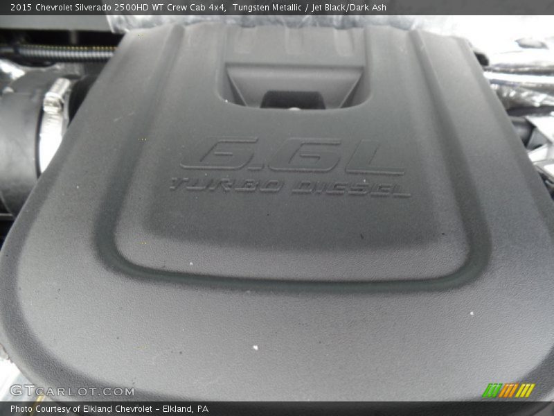Tungsten Metallic / Jet Black/Dark Ash 2015 Chevrolet Silverado 2500HD WT Crew Cab 4x4