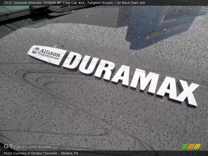 Tungsten Metallic / Jet Black/Dark Ash 2015 Chevrolet Silverado 2500HD WT Crew Cab 4x4