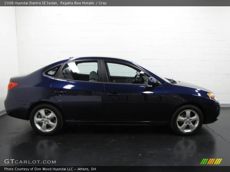 Regatta Blue Metallic / Gray 2008 Hyundai Elantra SE Sedan