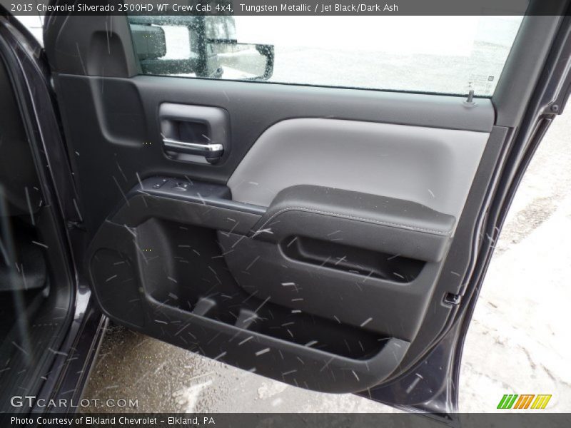Tungsten Metallic / Jet Black/Dark Ash 2015 Chevrolet Silverado 2500HD WT Crew Cab 4x4