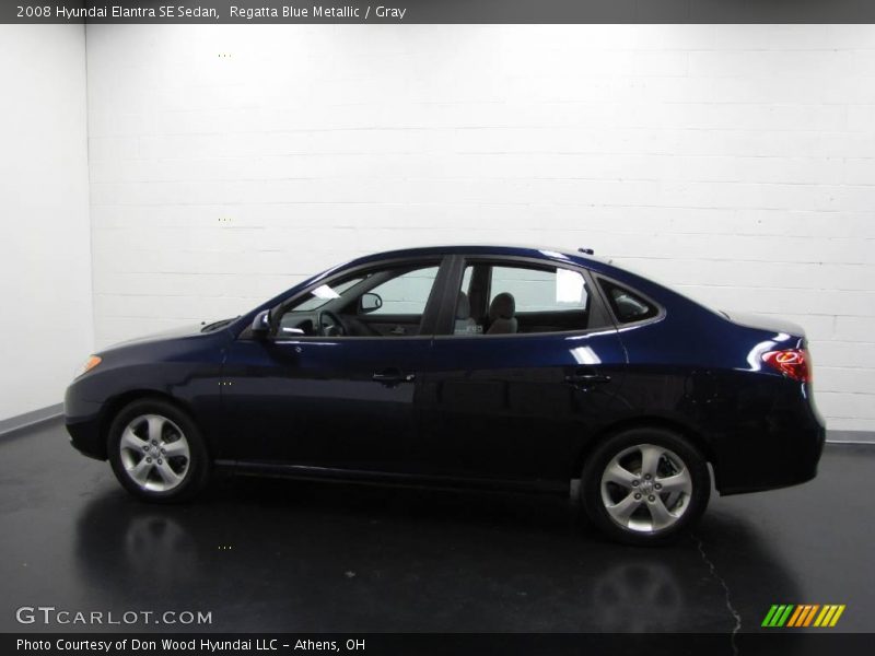 Regatta Blue Metallic / Gray 2008 Hyundai Elantra SE Sedan