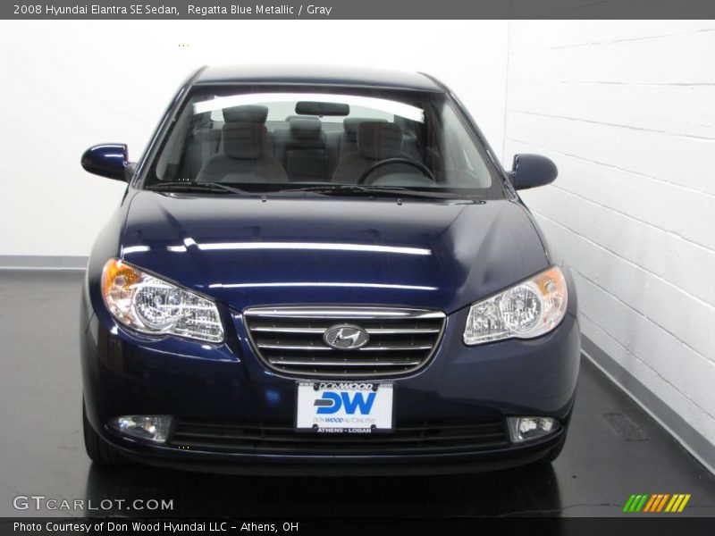 Regatta Blue Metallic / Gray 2008 Hyundai Elantra SE Sedan