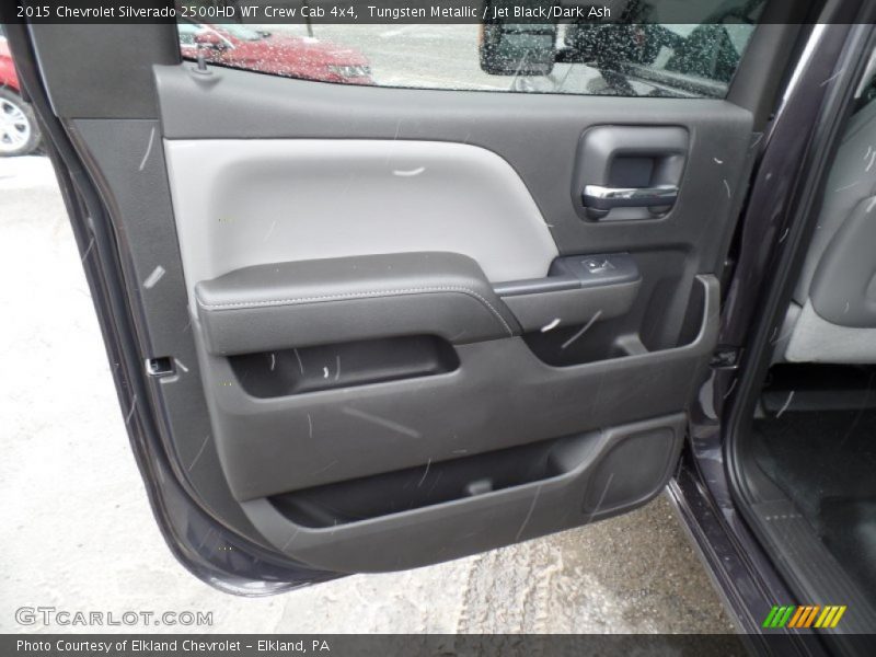 Tungsten Metallic / Jet Black/Dark Ash 2015 Chevrolet Silverado 2500HD WT Crew Cab 4x4