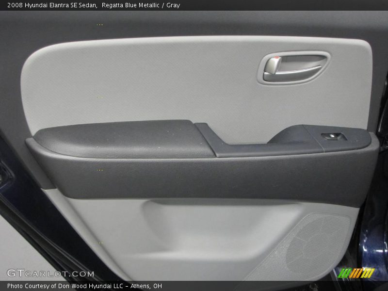 Regatta Blue Metallic / Gray 2008 Hyundai Elantra SE Sedan