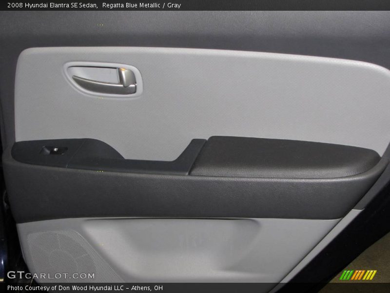 Regatta Blue Metallic / Gray 2008 Hyundai Elantra SE Sedan