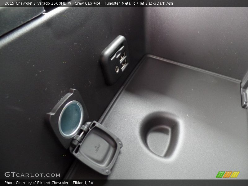 Tungsten Metallic / Jet Black/Dark Ash 2015 Chevrolet Silverado 2500HD WT Crew Cab 4x4