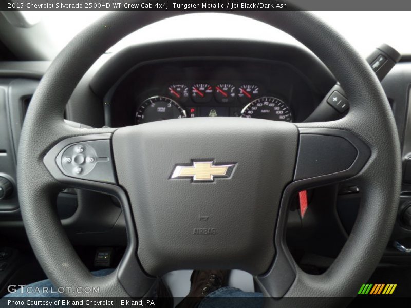 Tungsten Metallic / Jet Black/Dark Ash 2015 Chevrolet Silverado 2500HD WT Crew Cab 4x4