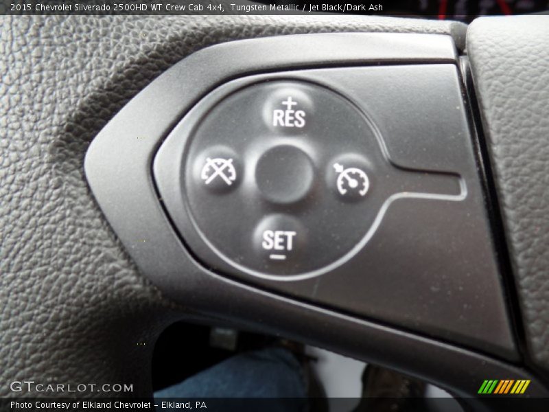 Tungsten Metallic / Jet Black/Dark Ash 2015 Chevrolet Silverado 2500HD WT Crew Cab 4x4