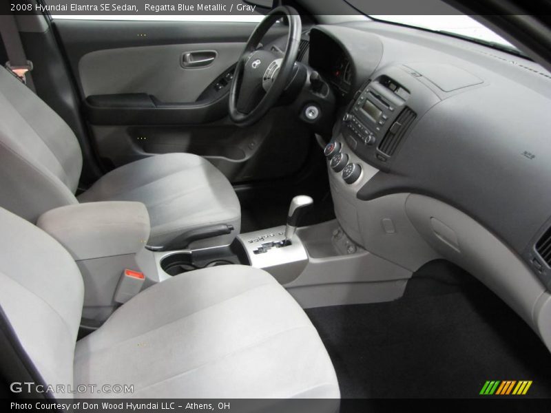 Regatta Blue Metallic / Gray 2008 Hyundai Elantra SE Sedan