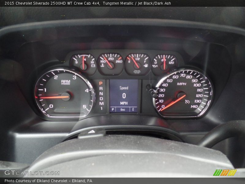 Tungsten Metallic / Jet Black/Dark Ash 2015 Chevrolet Silverado 2500HD WT Crew Cab 4x4