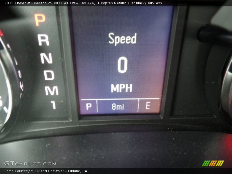Tungsten Metallic / Jet Black/Dark Ash 2015 Chevrolet Silverado 2500HD WT Crew Cab 4x4