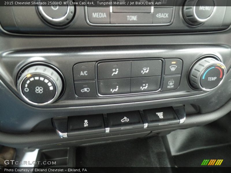 Tungsten Metallic / Jet Black/Dark Ash 2015 Chevrolet Silverado 2500HD WT Crew Cab 4x4