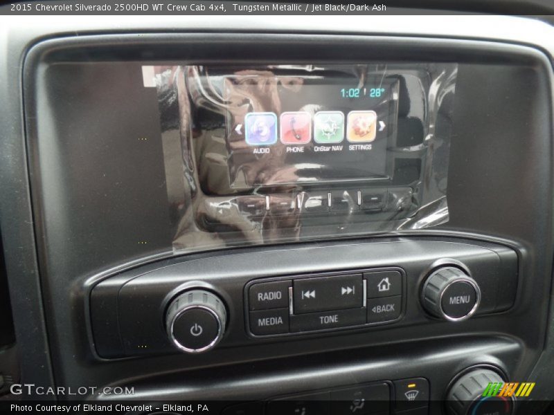 Tungsten Metallic / Jet Black/Dark Ash 2015 Chevrolet Silverado 2500HD WT Crew Cab 4x4