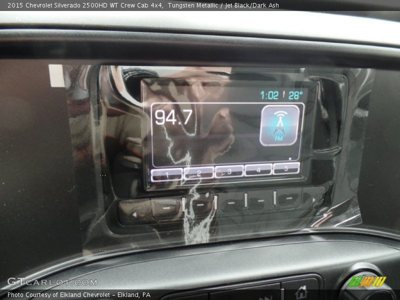 Tungsten Metallic / Jet Black/Dark Ash 2015 Chevrolet Silverado 2500HD WT Crew Cab 4x4