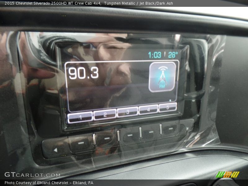 Tungsten Metallic / Jet Black/Dark Ash 2015 Chevrolet Silverado 2500HD WT Crew Cab 4x4