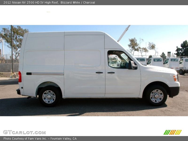 Blizzard White / Charcoal 2012 Nissan NV 2500 HD SV High Roof