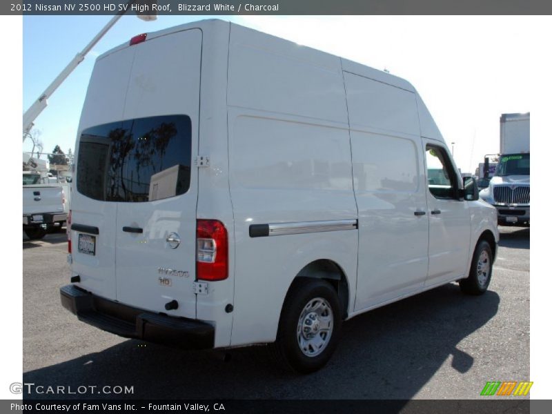 Blizzard White / Charcoal 2012 Nissan NV 2500 HD SV High Roof