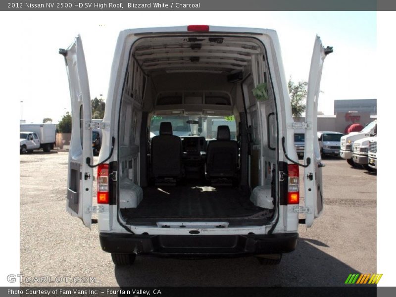 Blizzard White / Charcoal 2012 Nissan NV 2500 HD SV High Roof