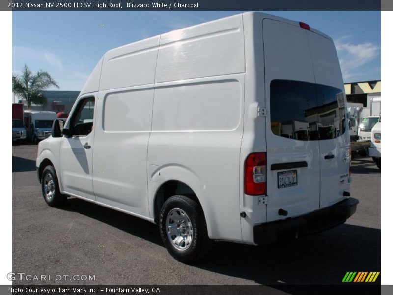 Blizzard White / Charcoal 2012 Nissan NV 2500 HD SV High Roof