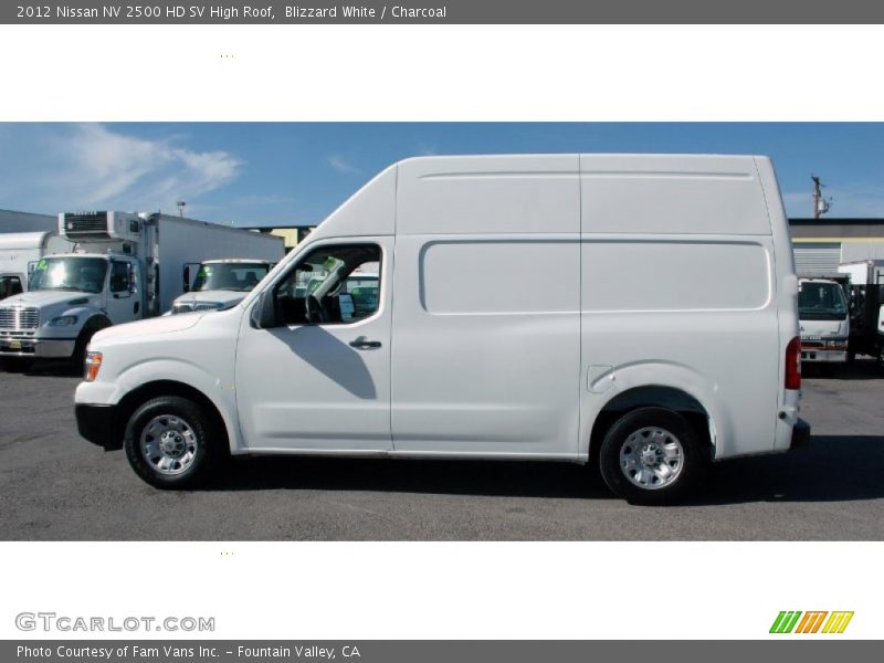Blizzard White / Charcoal 2012 Nissan NV 2500 HD SV High Roof