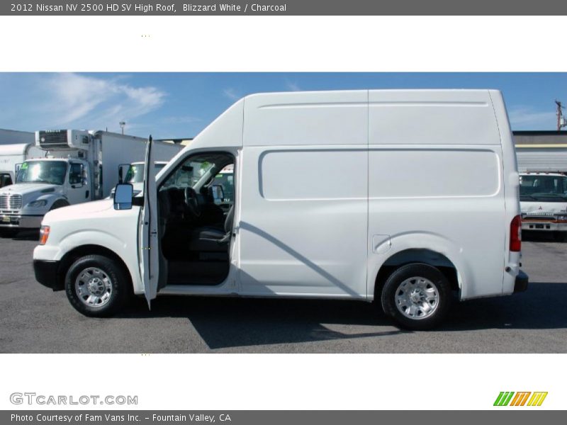 Blizzard White / Charcoal 2012 Nissan NV 2500 HD SV High Roof