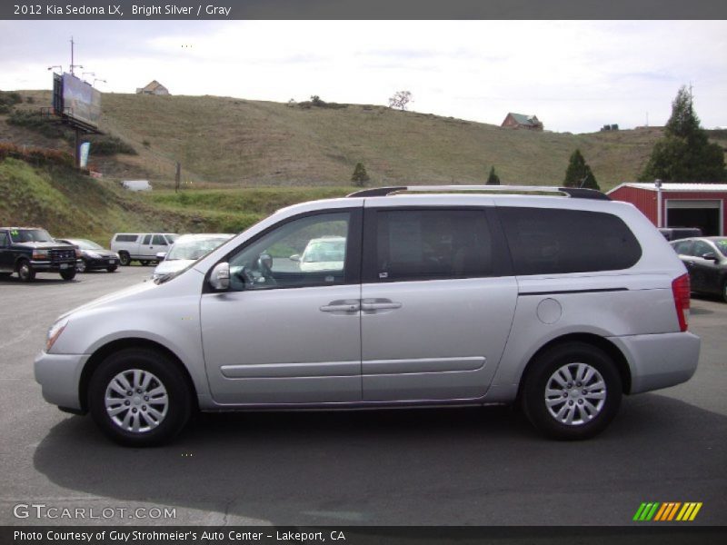 Bright Silver / Gray 2012 Kia Sedona LX