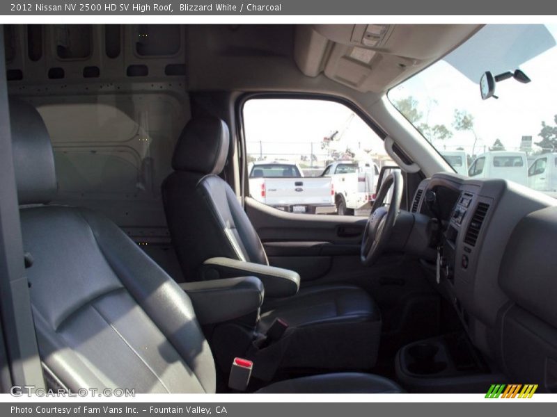 Blizzard White / Charcoal 2012 Nissan NV 2500 HD SV High Roof