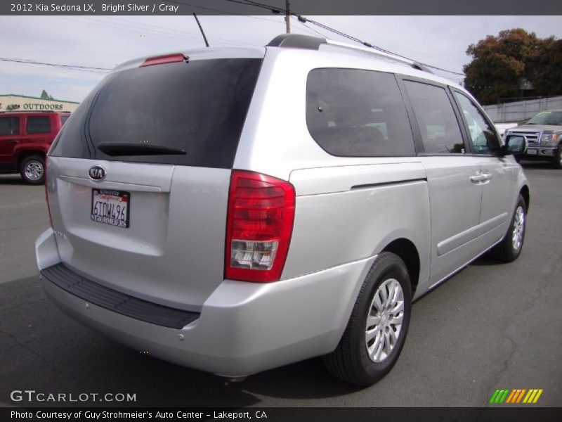 Bright Silver / Gray 2012 Kia Sedona LX