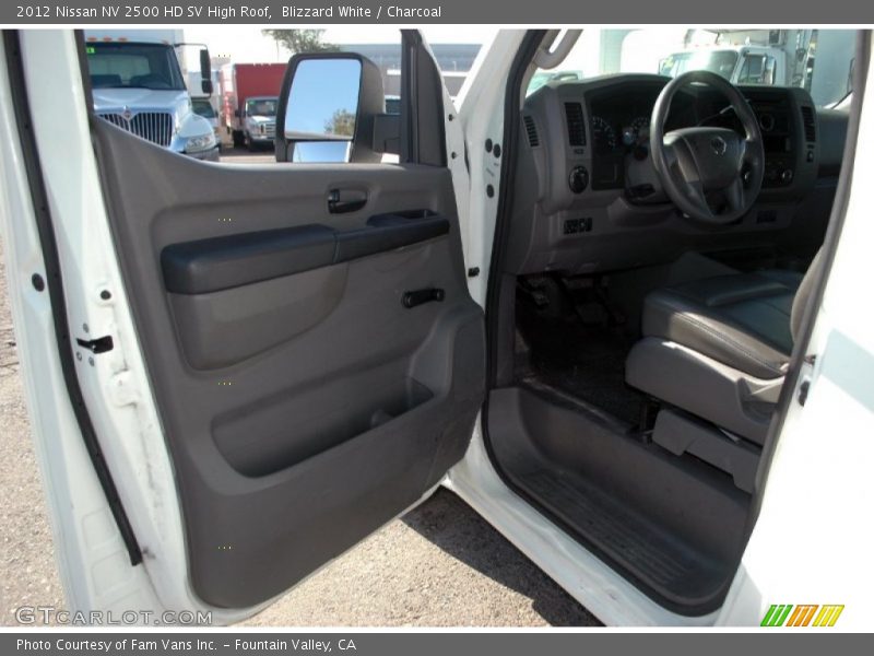Blizzard White / Charcoal 2012 Nissan NV 2500 HD SV High Roof