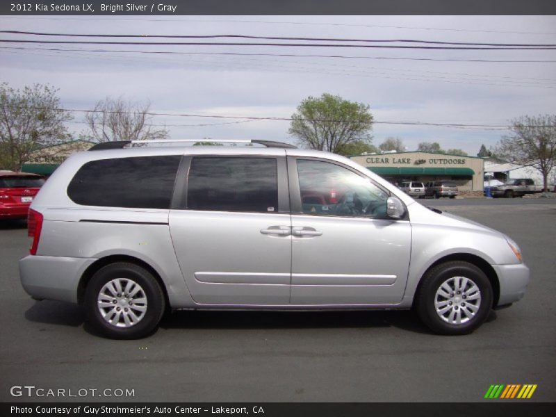 Bright Silver / Gray 2012 Kia Sedona LX