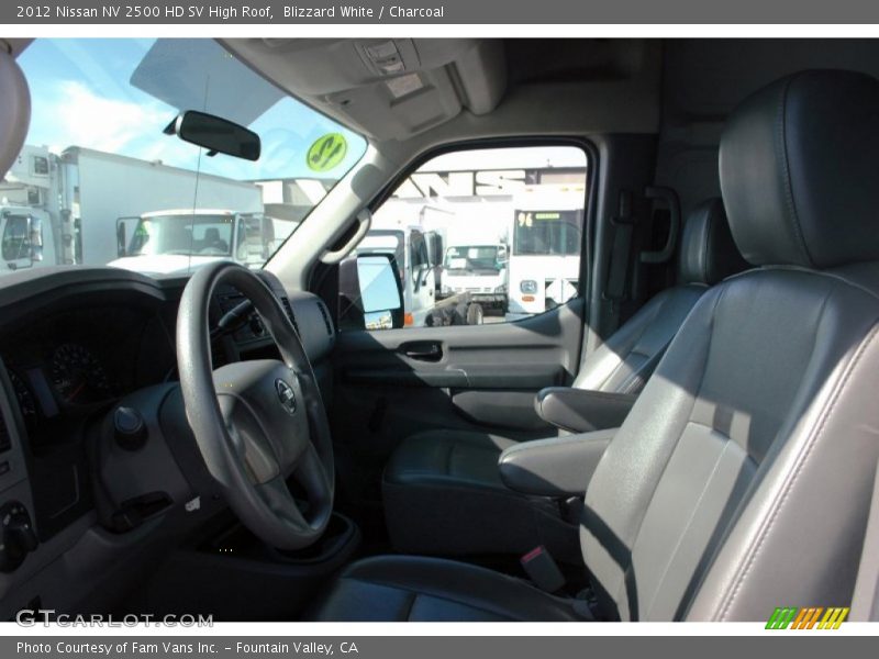 Blizzard White / Charcoal 2012 Nissan NV 2500 HD SV High Roof