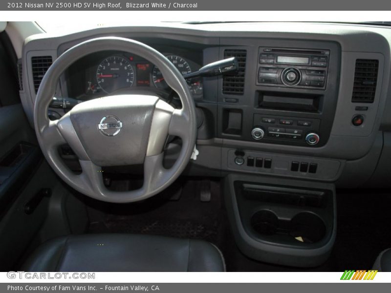 Blizzard White / Charcoal 2012 Nissan NV 2500 HD SV High Roof