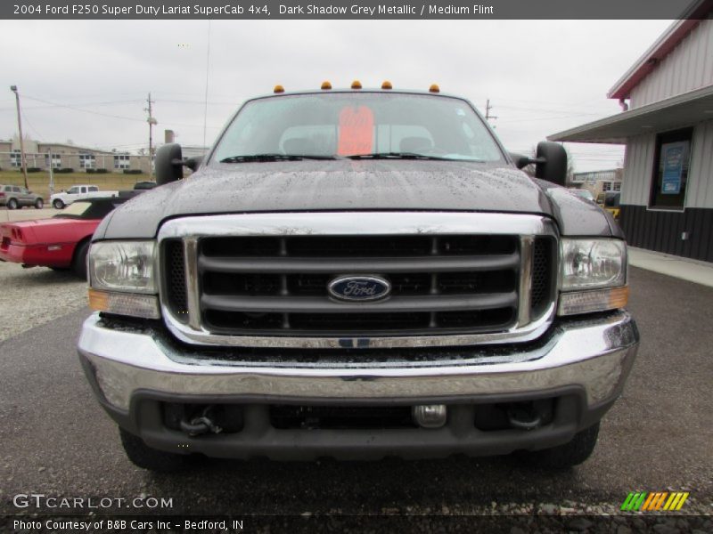 Dark Shadow Grey Metallic / Medium Flint 2004 Ford F250 Super Duty Lariat SuperCab 4x4