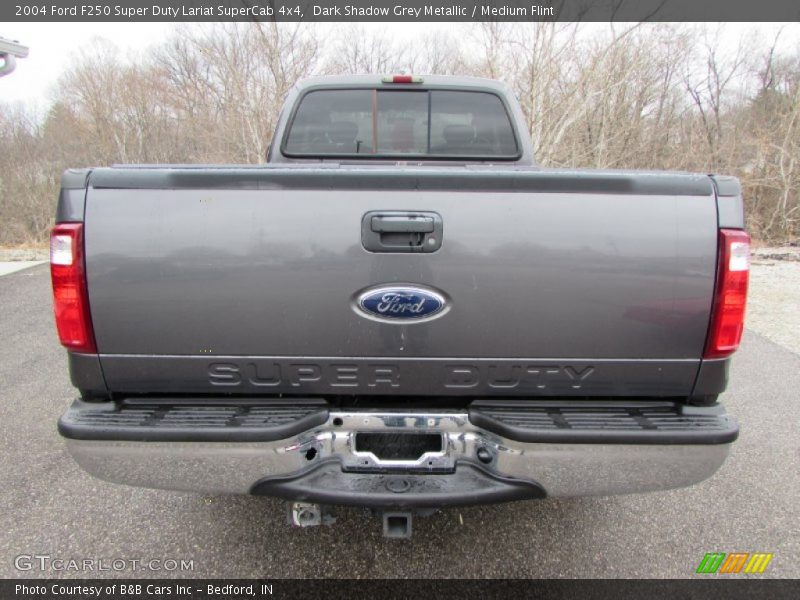 Dark Shadow Grey Metallic / Medium Flint 2004 Ford F250 Super Duty Lariat SuperCab 4x4