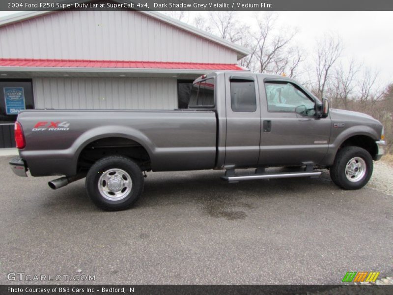 Dark Shadow Grey Metallic / Medium Flint 2004 Ford F250 Super Duty Lariat SuperCab 4x4