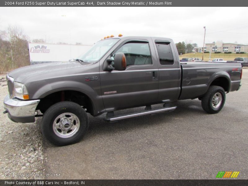 Dark Shadow Grey Metallic / Medium Flint 2004 Ford F250 Super Duty Lariat SuperCab 4x4